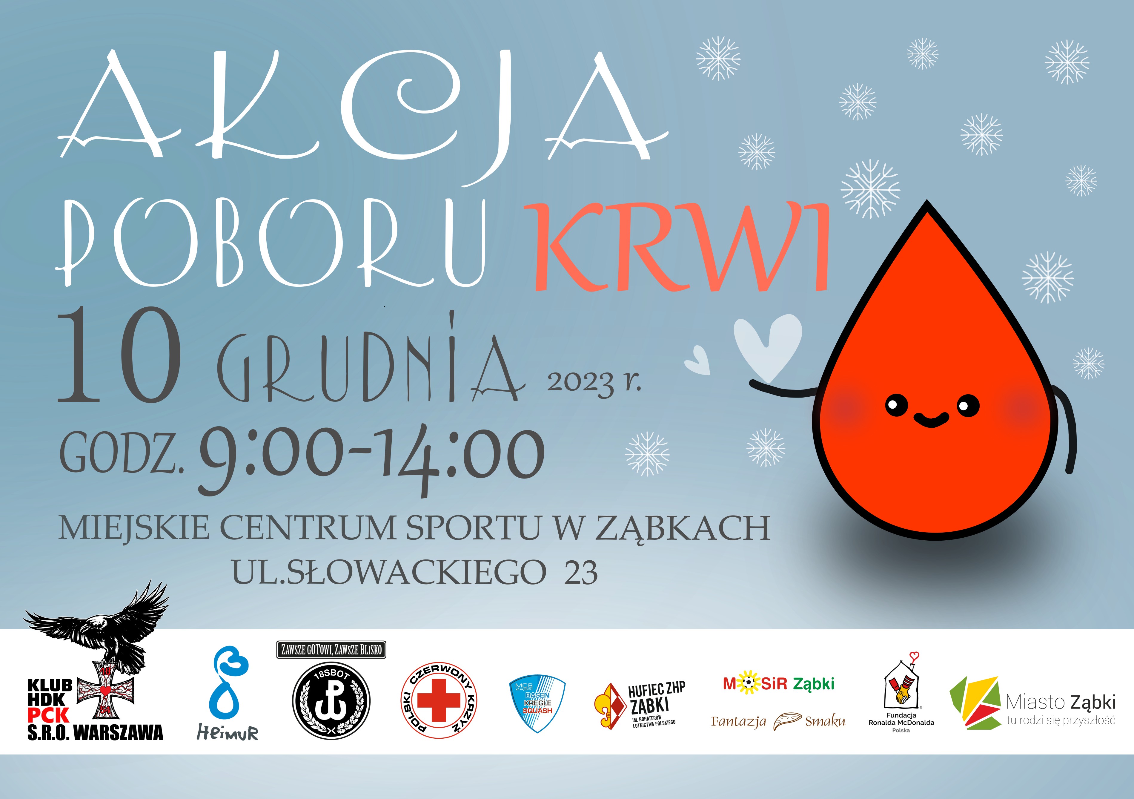 zdjecie na stronie o tytule: 10 grudnia oddasz krew w Ząbkach