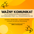 WAŻNY KOMUNIKAT dla osób poszkodowanych w pożarze!