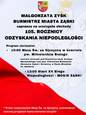 105. Rocznica Odzyskania Niepodległości. Zaproszenie na obchody.