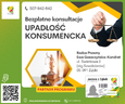 Na bezpłatne konsultacje w sprawie upadłości konsumenckiej zaprasza Radca Prawny Ewa Goszczyńska - Kondrat