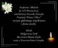 Kondolencje dla Rodziny i Bliskich śp. Lili Morawskiej