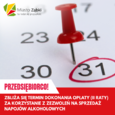 Opłata za korzystanie z zezwoleń na sprzedaż napojów alkoholowych