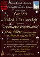 Koncert kolęd. Zaproszenie.
