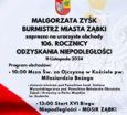 Zaproszenie na uroczyste obchody 106. rocznicy Odzyskania Niepodległości 11 listopada 2024 r.
