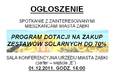 Dotacje na kolektory słoneczne