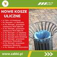 Dodatkowe kosze na śmieci w 10. lokalizacjach.