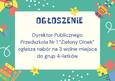Wolne miejsca w przedszkolu!