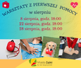 Kursy Pierwszej Pomocy w sierpniu 2024. Zaproszenie