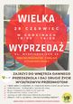 Już w najbliższą sobotę WIELKA WYPRZEDAŻ!