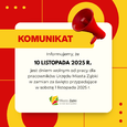 W dniach 10-11 listopada Urząd Miasta będzie nieczynny