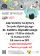 Zaproszenie na dyżur Zespołu Opiniującego ds. budżetu obywatelskiego