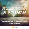 Przebudowa ul. Kołłątaja w Ząbkach
