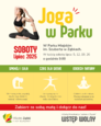 Joga w Parku Szuberta w każdą sobotę lipca