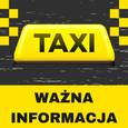Informacja dla przedsiębiorców posiadających licencję na taksówkę