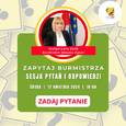 Zapytaj Burmistrza. Sesja pytań i odpowiedzi dzisiaj o 18:00 na FB Miasta Ząbki