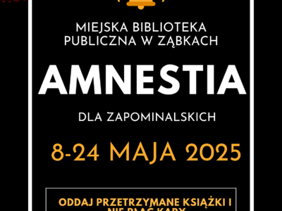 Amnestia w Miejskiej Bibliotece Publicznej