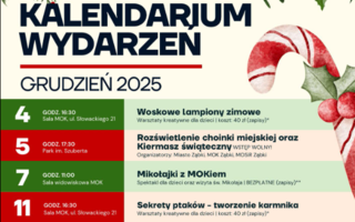 Grudzień w Miejskim Ośrodku Kultury. Kalendarium.