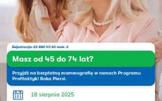 Dnia 18 sierpnia bezpłatna mammografia w Ząbkach