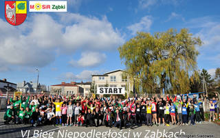 VI Bieg Niepodległości w Zabkach