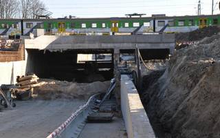 Światło w ząbkowskim tunelu 31.10.2013
