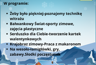 Fotografia dotycząca "Ferie w Bibliotece" to ciekawa propozycja na kreatywne spędzenie ferii zimowych.  Zajęcia plastyczne w bibliotece to nie tylko sposób na rozwijanie wyobraźni, ale też okazja do nauki nowych technik artystycznych, wspólnej zabawy i integracji z rówieśnikami.  Zapraszamy serdecznie!  UWAGA - liczba miejsc jest ograniczona.