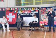 Fotografia dotycząca Zastępca Ambasadora Szwajcarii w ZS 1 w Ząbkach