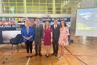 Fotografia dotycząca Zastępca Ambasadora Szwajcarii w ZS 1 w Ząbkach