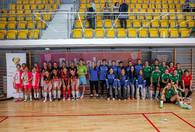 Fotografia dotycząca W Ząbkach rozegrano Półfinał Futsalowych Mistrzostw Mazowsza U-16 Kobiet