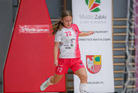 Fotografia dotycząca W Ząbkach rozegrano Półfinał Futsalowych Mistrzostw Mazowsza U-16 Kobiet