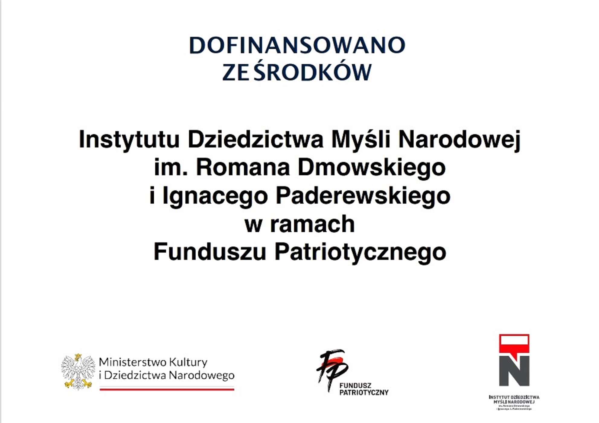 informacja o dofinansowaniu