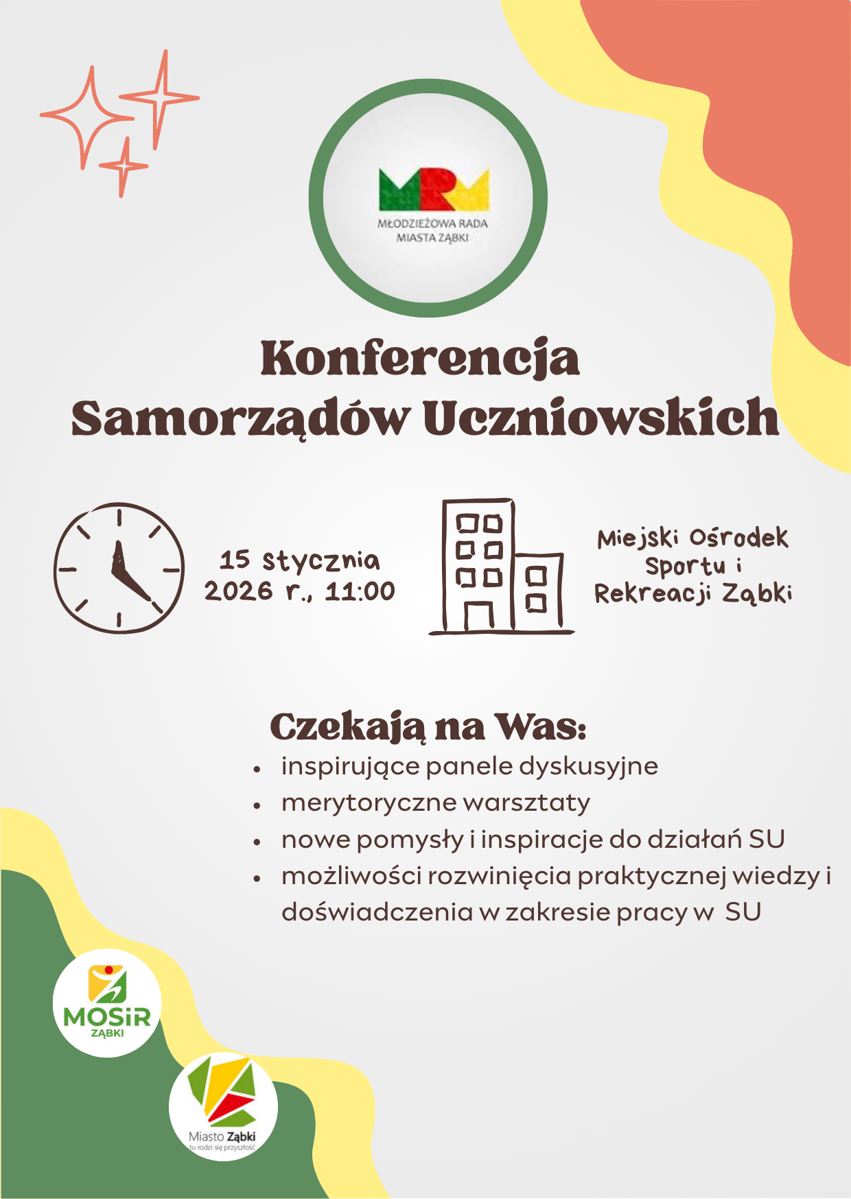 plakat informujący o konferencji