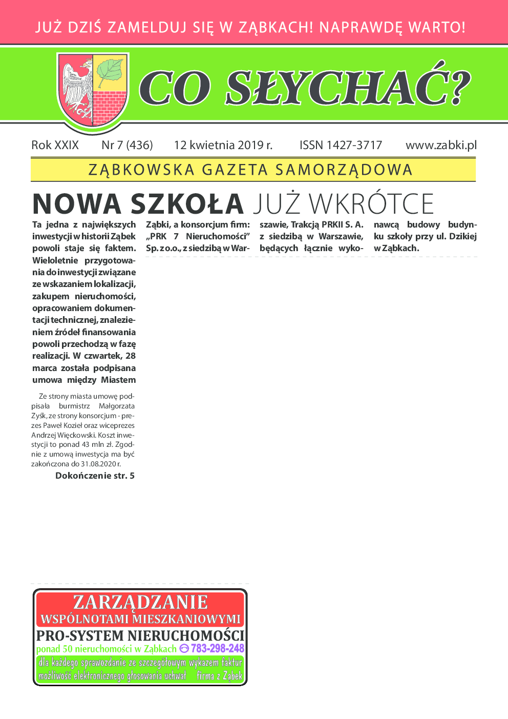 Co słychać? Kwiecień #1 2019